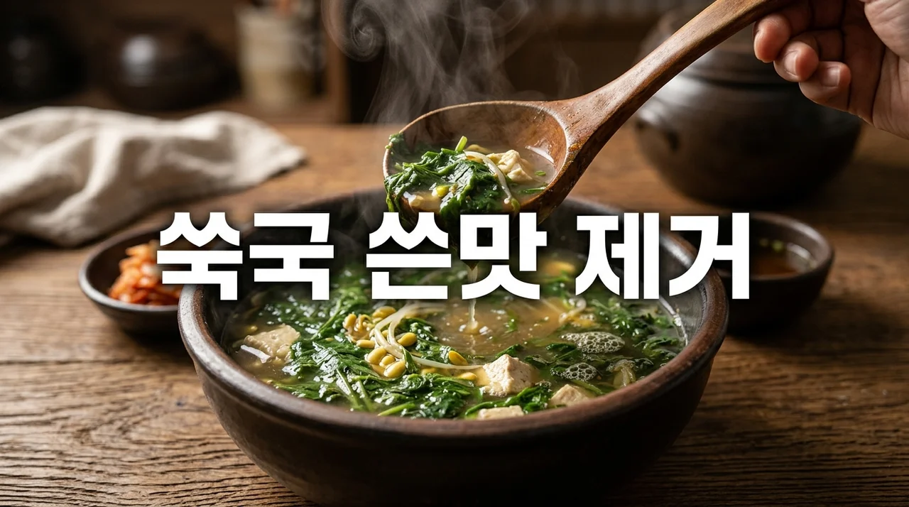 봄 향 가득, 쓴맛 없이 즐기는 쑥국 레시피: 쑥국 쓴맛 제거 핵심 비법 공개