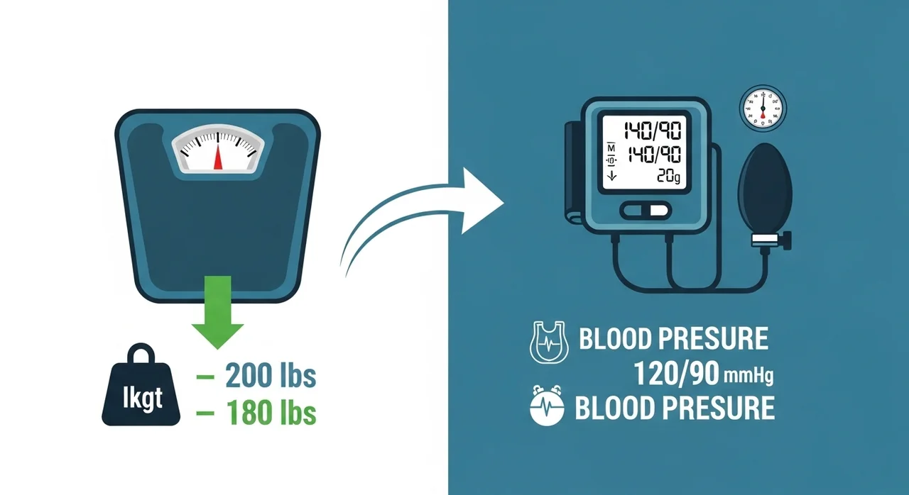 체중 감량, 혈압 감소의 핵심 열쇠